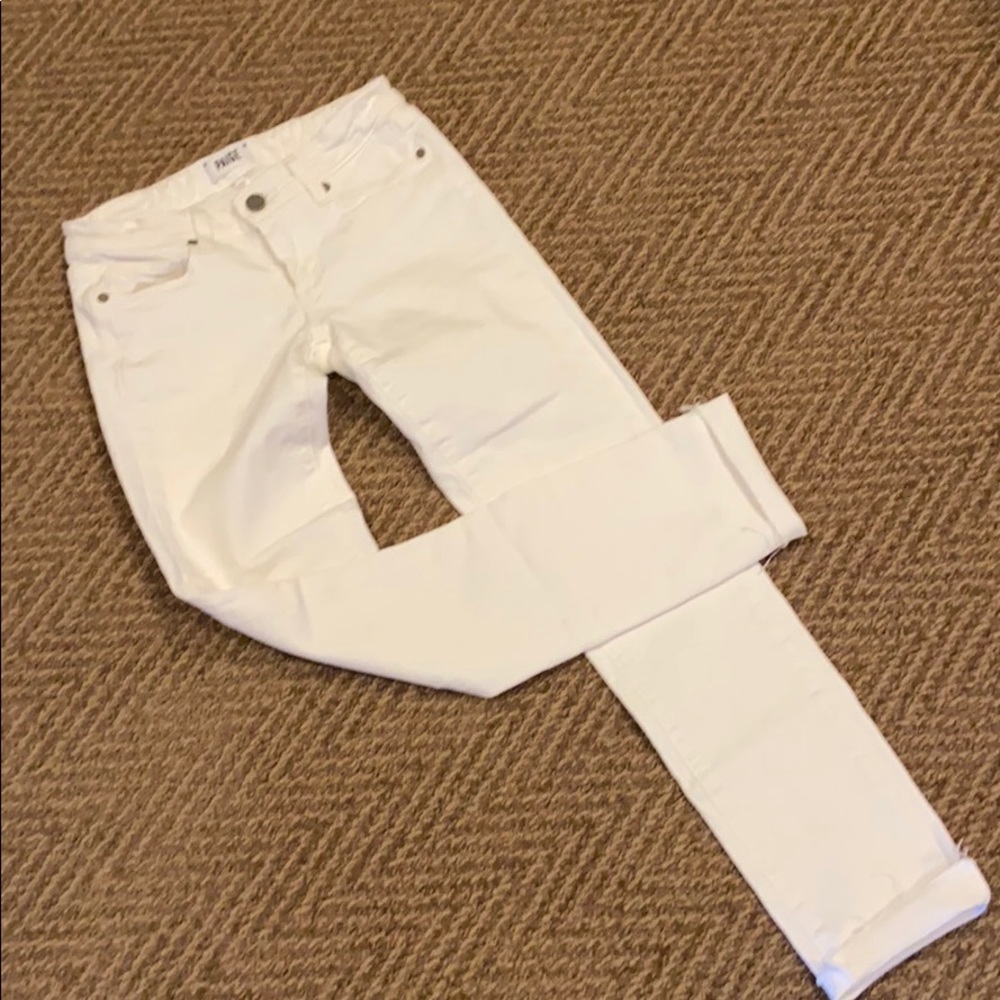 Paige Skinny White Jeans